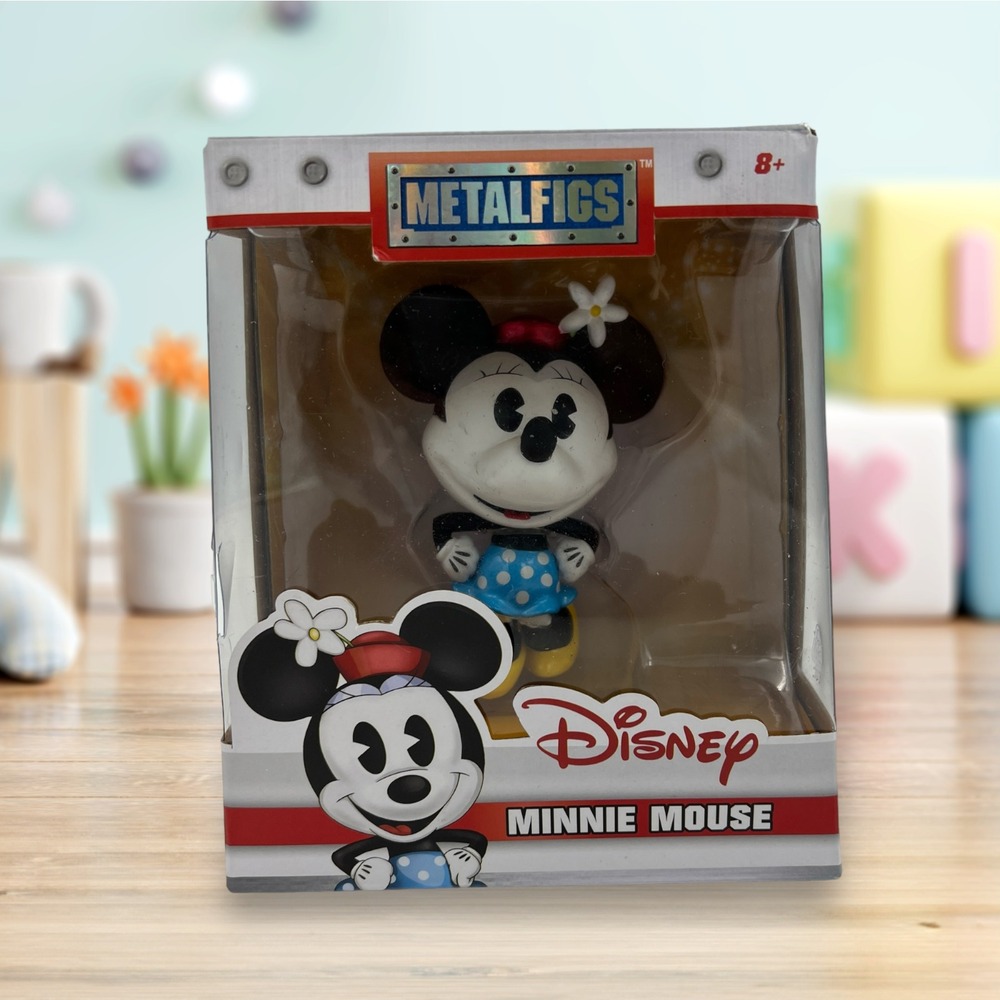 Jada Metalfigs Minnie Mouse Figure 4" Blue NIB Die-Cast Metal D5 98255